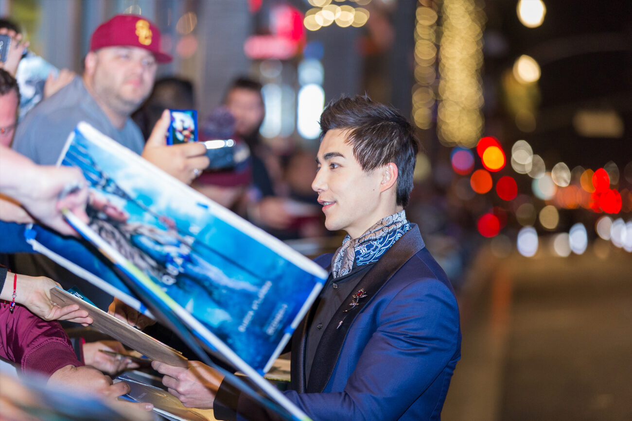 Ludi Lin Aquaman Premiere