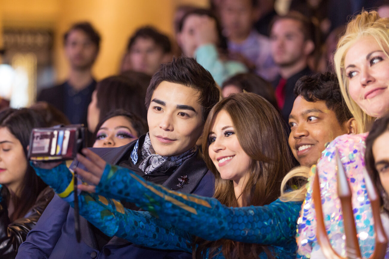 Ludi Lin Aquaman Premiere