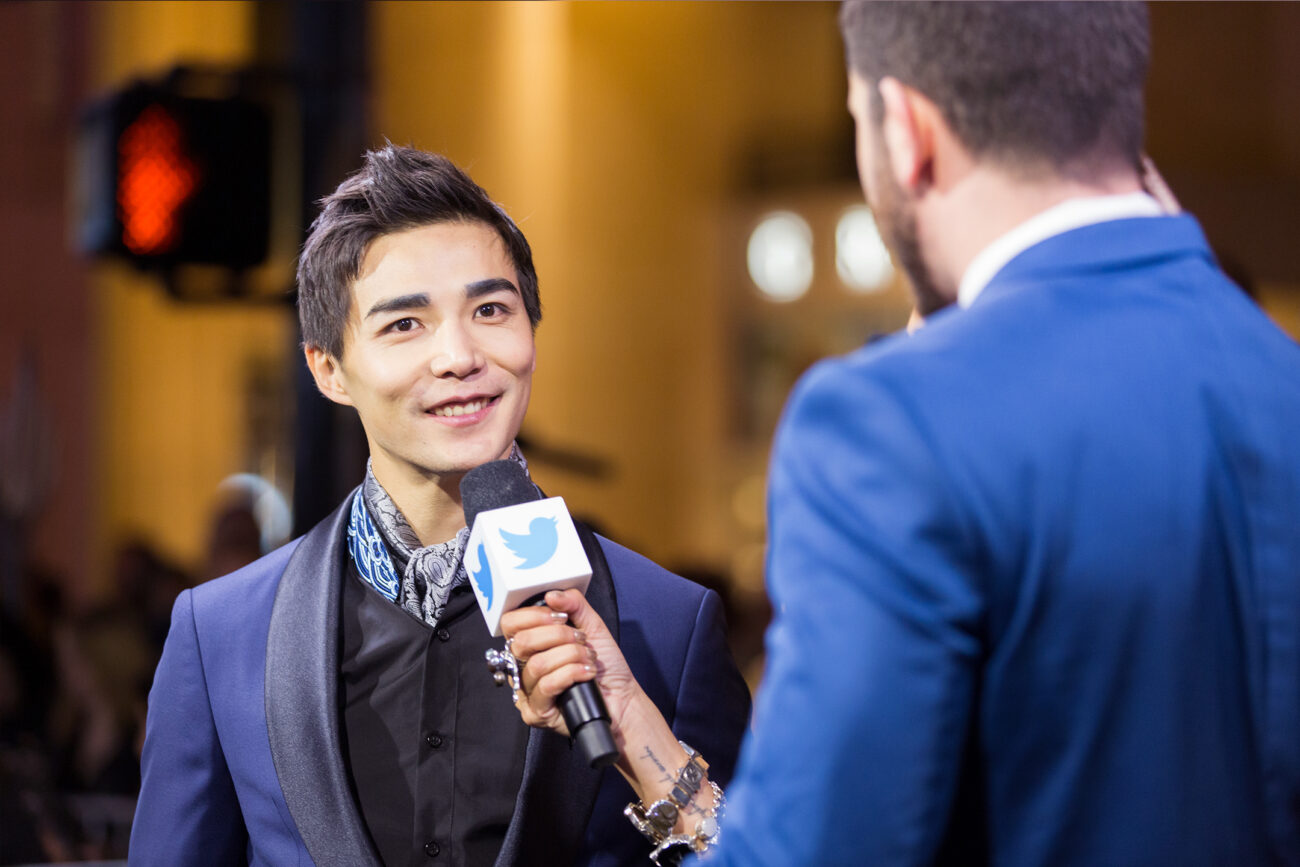 Ludi Lin Aquaman Premiere