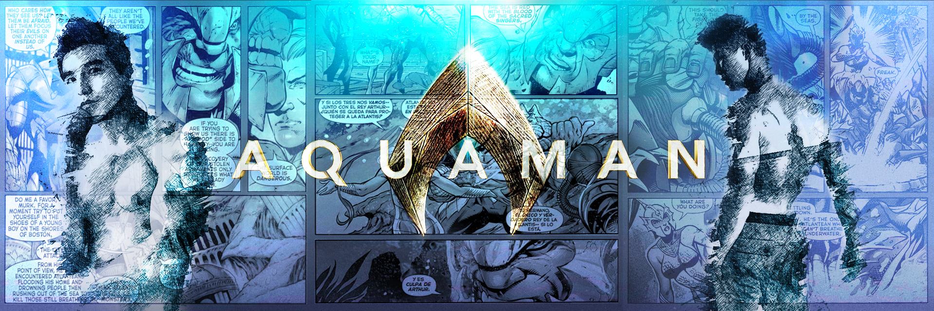 Aquaman Instagram 3 Spread Photoshop